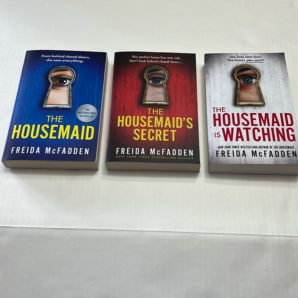 3 Set of Housemaid series books by Freida McFadden